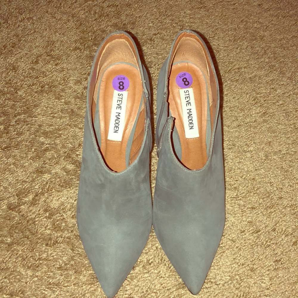 Grey Steve Madden Short Boot